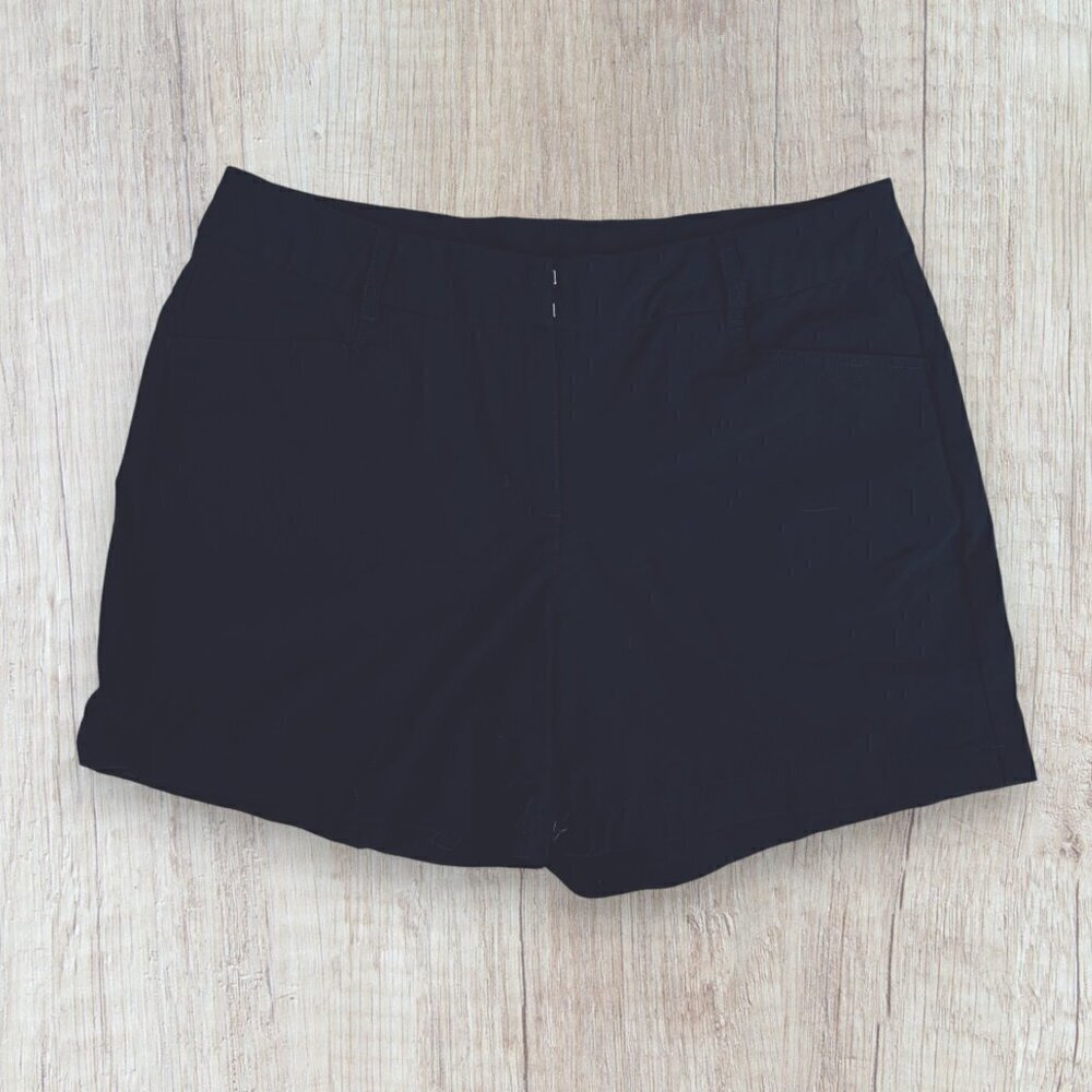 WILLIT Black Stretch Athletic UPF 50+ Hiking Water Resistant Golf Shorts